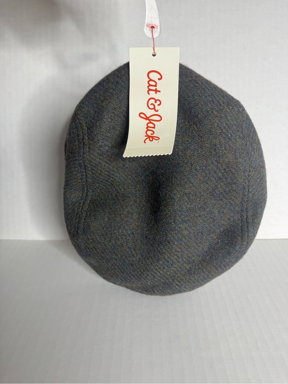 Cat & Jack Gray Tweed Kids Flat Cap